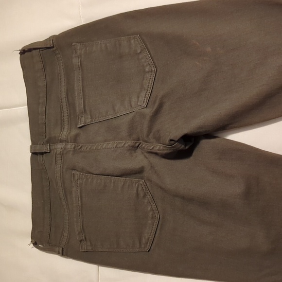 Olive green distressed skinny jeans - Picture 7 of 10